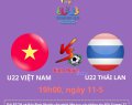 Xem trực tiếp bóng đá U22 Việt Nam vs U22 Thái Lan ở đâu, kênh nào?
