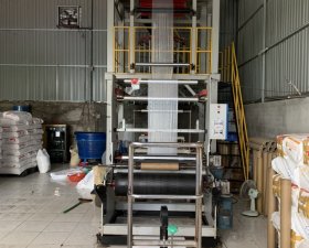 Thanh lý máy thổi 1 ĐẦU XOAY .KHỔ 1 MÉT  LLDPE