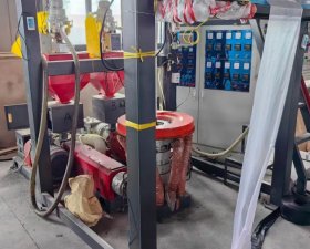 Máy thổi  2 lớp ABA khổ 800,truc vít 45, máy SX năm 2022