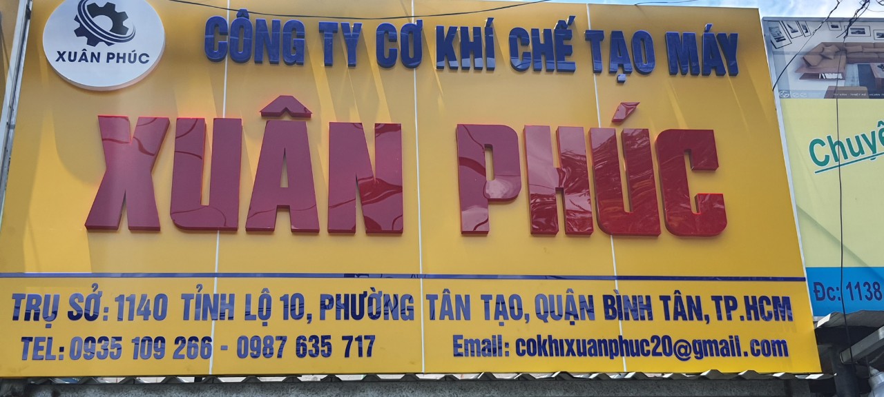 CÔNG TY  TNHH CƠ KHÍ CHẾ TẠO MÁY XUÂN PHÚC